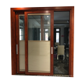 Aluminium profile for onitek aluminium sliding glass door electric control blinds sliding glass door with blinds